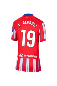 Atletico Madrid Julian Alvarez #19 Fotballdrakt Hjemme Klær Dame 2024-25 Korte ermer